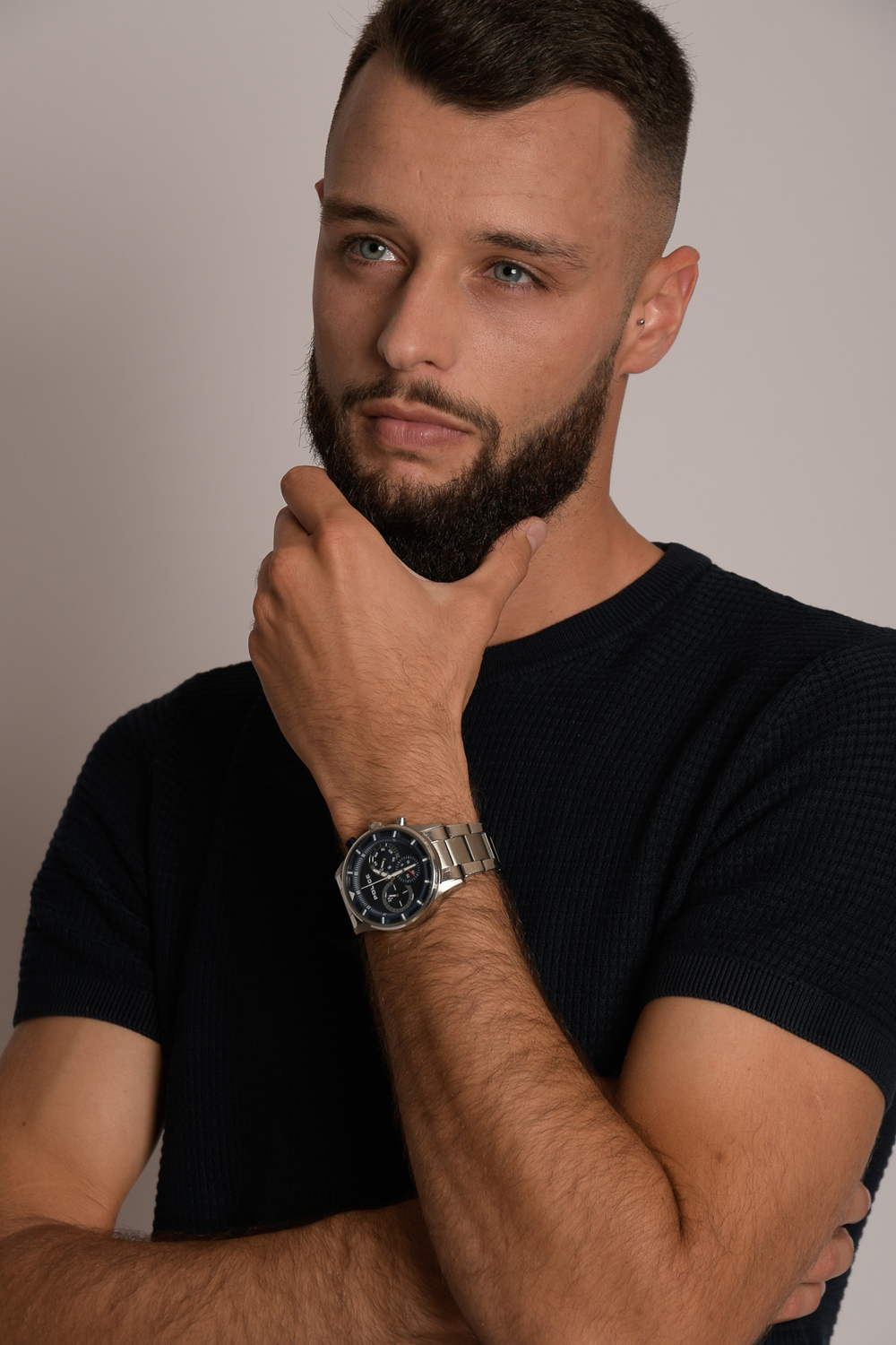 Modelo profissional PO041, masculino, 1.88 de altura, de Porto - Agência SVRP